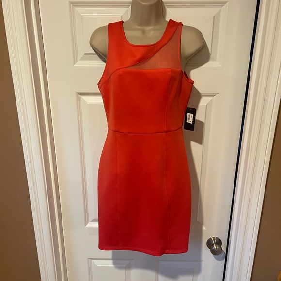 Guess Bold Red Mini Dress - Picture 1 of 6